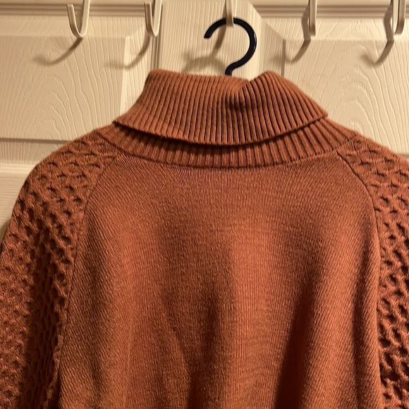 BB Dakota medium brown crop turtleneck - Picture 3 of 6